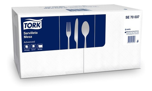 Servilleta de Mesa Tork Advance 33x33cm - 10 Paquetes x 200 Hojas C/U SE70044 5