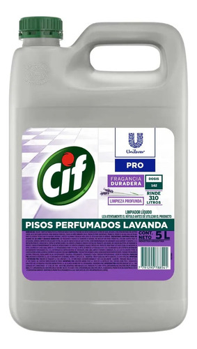 Unilever Cif Limpiador De Pisos Aroma Lavanda 5l 1