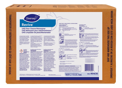 Mantenedor Y Limpiador Para Acabados Acrílico Revive 18,9lts 1