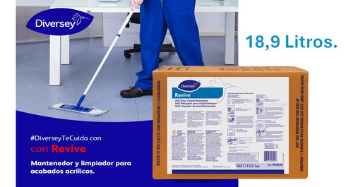 Mantenedor Y Limpiador Para Acabados Acrílico Revive 18,9lts 2