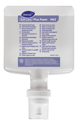 Jabón En Espuma Antibacterial Soft Care Plus Foam H42- 1,3lt 1