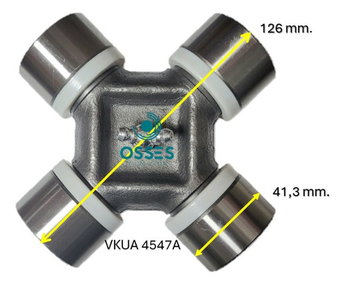 Cruceta Vkua 4547 A - Skf - Medidas: 41,3 X 126,0 Mm. 2