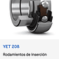 Rodamiento Yet 208 De Inserción Skf Medidas: 40x80x43,2 Mm - Miniatura 3