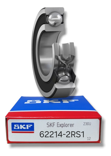 Rodamiento 62214-2rs1 Rígido De Bolas Medidas: 70x125x31 Mm 1