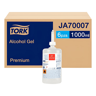 Alcohol Gel Premium Tork - (6 Botellas X 1000ml) Ja70012