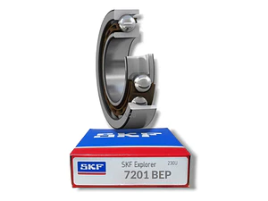 Rodamiento 7201 Bep De Bolas - Contacto Angular Med 12x32x10