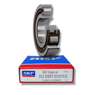 Rodamiento Nj 2307 Ecp/c3 Rodillos Cilíndricos Med: 35x80x31