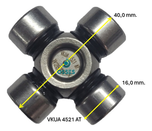 Cruceta Vkua 4521 At - Skf - Medidas: 16,0 X 40,0 Mm. 2