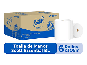 Toalla En Rollo Jumbo Scott Pure - 6 Rollos De 305 Mts. Kcp