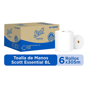 Toalla En Rollo Jumbo Scott Pure - 6 Rollos De 305 Mts. Kcp