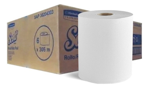 Toalla En Rollo Jumbo Scott Pure - 6 Rollos De 305 Mts. Kcp 4