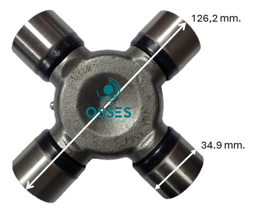 Cruceta Vkua 4584 A - Skf - Medidas: 34,9 X 126,2 Mm. 2