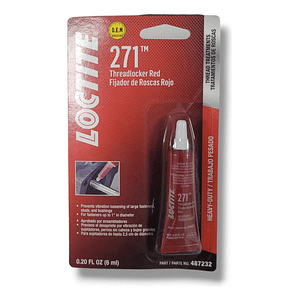 Fijador De Roscas Rojo Loctite 271 Alta Resistencia 6ml.