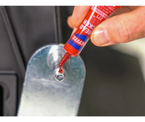 Fijador De Roscas Rojo Loctite 271 Alta Resistencia 6ml. 3