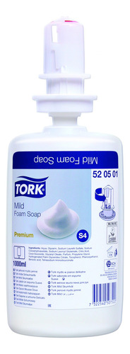 Jabón En Espuma Mild Tork Ja70006 - (6 Unidades X 1000 Ml) 1