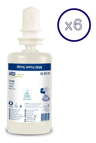 Jabón En Espuma Mild Tork Ja70006 - (6 Unidades X 1000 Ml) 4