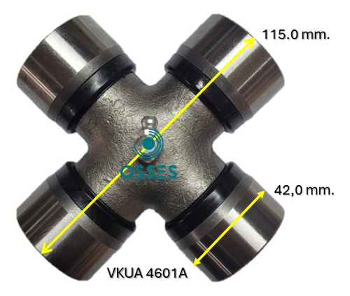 Cruceta Vkua 4601 A - Skf - Medidas: 42,0 X 115,0 Mm. 2