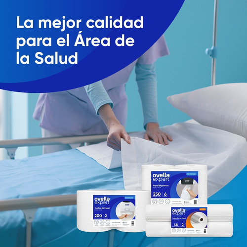 Toalla De Papel 2 Rollos X 250 Mts. C/u. H/s Ovella Expert 3