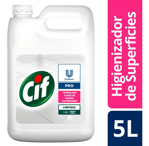Cif Desinfectante Cuaternario X 5 Lts 1
