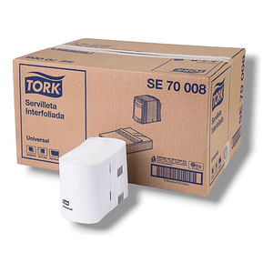 Servilleta Interfoliada Tork 24 Paquetes X 250 Hojas Se70008 Blanco