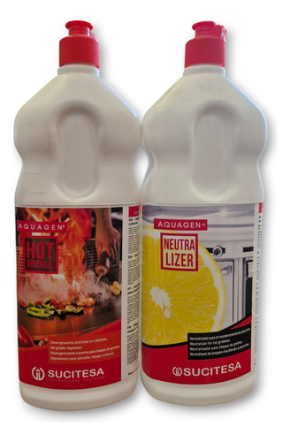 Desengrasante Planchas Cocinas En Caliente Hot Griddle Pack Sucitesa 1