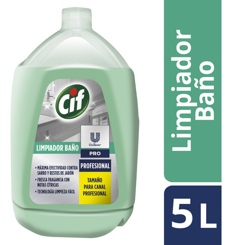 Cif Limpiador Baño Profesional 5l 1