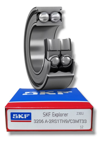 Rodamiento 3206 A-2rs1tn9/c3mt33  Medidas: 30x62x23.8 1