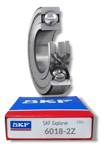 Rodamiento 6018-2z Rigido De Bolas Medidas: 90x140x24 Mm 1