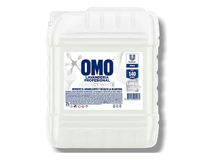 Detergente Para Ropa Líquido Omo Profesional Perfect White Bidón 7 l