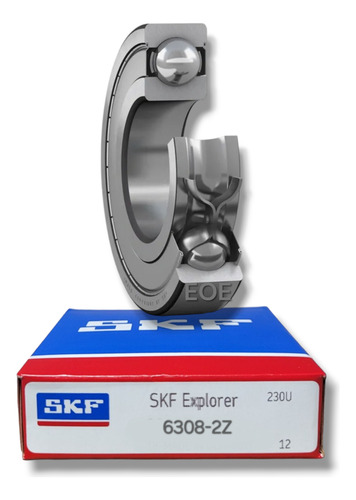 Rodamiento 6308-2z Rígido De Bolas - Medidas: 40x90x23 Skf 1