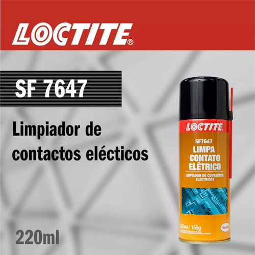 Limpiador De Contactos Eléctricos Loctite Sf7647 - 220 Ml. 3
