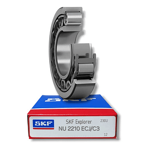 Rodamiento Nu 2210 Ecj/c3 Rodillos Cilíndricos Med: 50x90x23