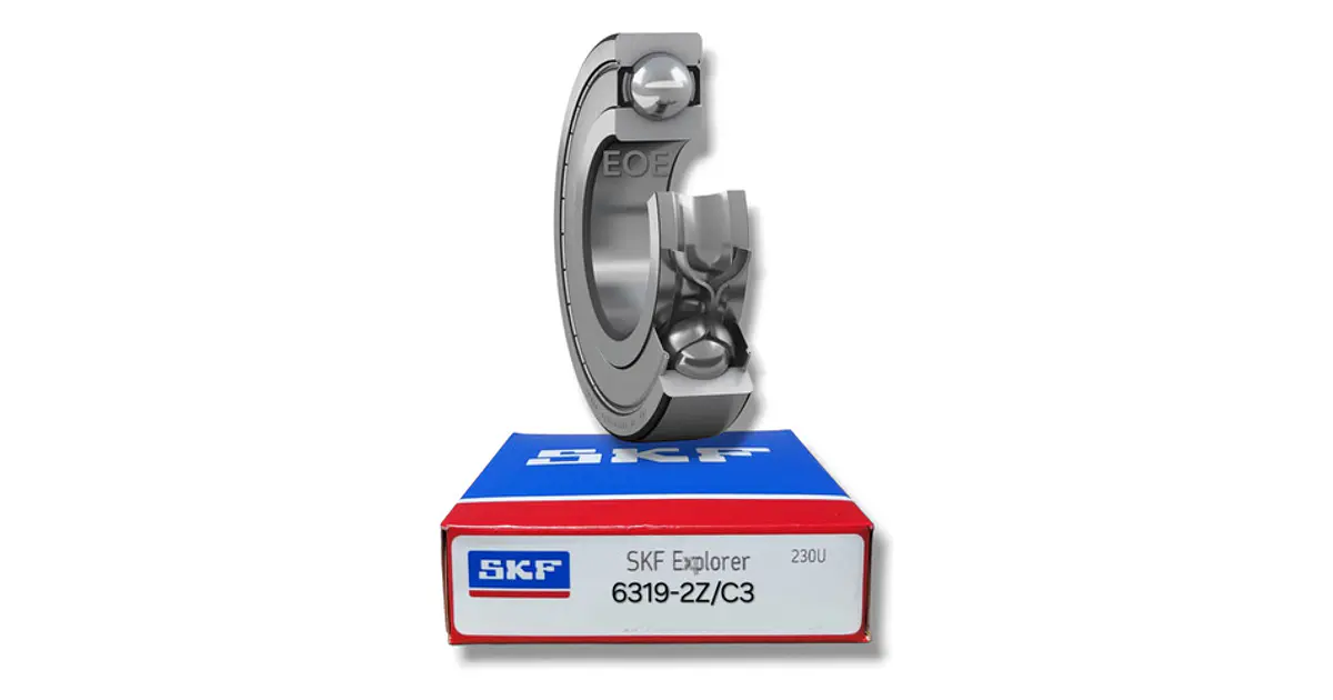 Rodamiento 6319-2z/c3 Rígido De Bolas Med: 95x200x45 Mm Skf