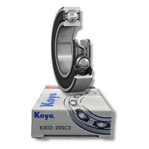 Rodamiento 6302-2rsc3 Rígido De Bolas Koyo Medidas 15x42x13