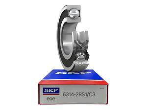 Rodamiento 6314-2rs1/c3 Rígido De Bolas Skf Med: 70x150x35