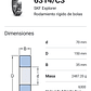 Rodamiento 6314/c3 Rígido De Bolas Skf Medidas: 70x150x35 - Miniatura 2