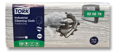 Paños Wipe Industrial 4 Ptes. X 120 Unidades. C/u To70050 1