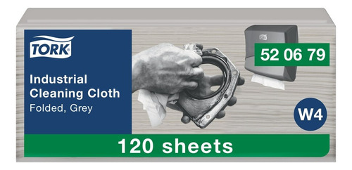 Paños Wipe Industrial 4 Ptes. X 120 Unidades. C/u To70050 5