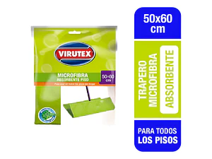 Trapero Microfibra X1 Atrapa Polvo 50x60 Cm Virutex