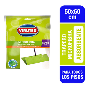 Trapero Microfibra X1 Atrapa Polvo 50x60 Cm Virutex