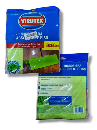 Trapero Microfibra X1 Atrapa Polvo 50x60 Cm Virutex 2