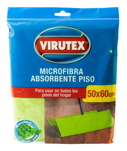 Trapero Microfibra X1 Atrapa Polvo 50x60 Cm Virutex 3