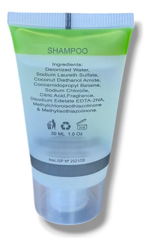 Shampoo Pomo 100 Unidades 30ml C/u Línea Hotelería 2