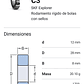 Rodamiento 6001-2rsh/c3 Rígido De Bolas Medidas: 12x28x8 - Miniatura 2