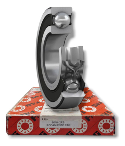 Rodamiento 6018-2rs Rígido De Bolas Medidas: 90x140x24 Fag 1