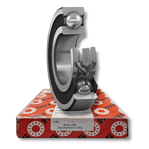 Rodamiento 6018-2rs Rígido De Bolas Medidas: 90x140x24 Fag