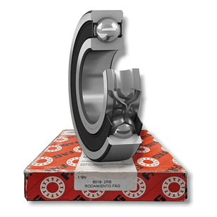 Rodamiento 6018-2rs Rígido De Bolas Medidas: 90x140x24 Fag