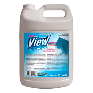 Limpia Vidrios 5 Litros View Secado Rápido