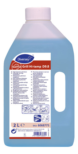 Limpia Hornos Alta Eficiencia 2 Litros Suma Grill Diversey 1