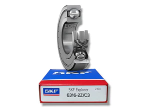Rodamiento 6316-2z/c3 Rígido De Bolas Med: 80x170x39 Mm Skf